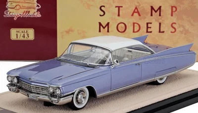 wonderful resin modelcar 1/43 CADILLAC ELDORADO SEVILLE 1960 - LILLAC WHITE - Image 1 of 3
