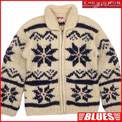 Chevignon Cowichan Sweater M Knit 38 Wool Used Clothes Men'S Nordic Size List Se - Image 1 of 4