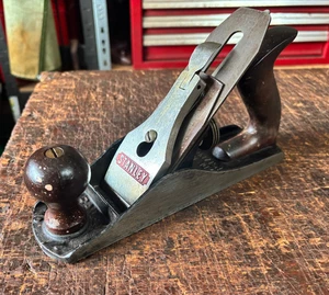 Vintage Stanley Bailey No.4 Smoothing Bench Plane. Made in England - Bild 1 von 12
