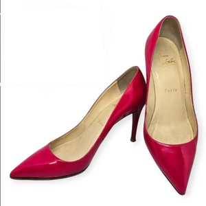 Christian Louboutin Heel Pump Pink Heel8.5cm Size37 US7 No Box - Picture 1 of 12