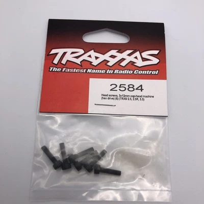 Traxxas 2584 Cap-Head Hex Drive Machine Screws 3x12 mm (6/pk) - Image 1 of 4
