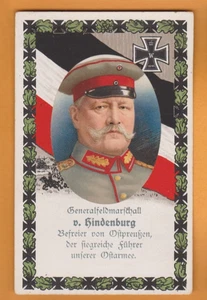 Primera Guerra Mundial Militar Alemán - Generalfeldmarschall Hindenburg - Postal - Imagen 1 de 1