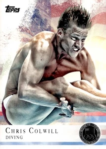 2012 Topps U.S. Olympic Team & Hopefuls #47 Chris Colwill Silver - Picture 1 of 2