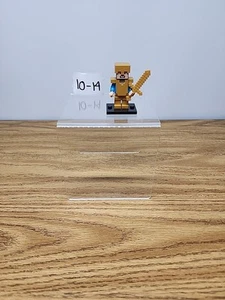 Steve Gold Armor Custom Minifigure Brand New - Picture 1 of 4