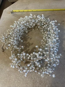 Pottery Barn Clear Pepperberry Garland 5’ Clear/Transparent Bendable - Picture 1 of 7