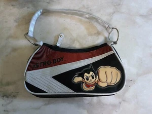 Anime Manga Astro Boy Vintage Retro Handtasche Clutch schwarz weinrot perlmutt - Bild 1 von 4