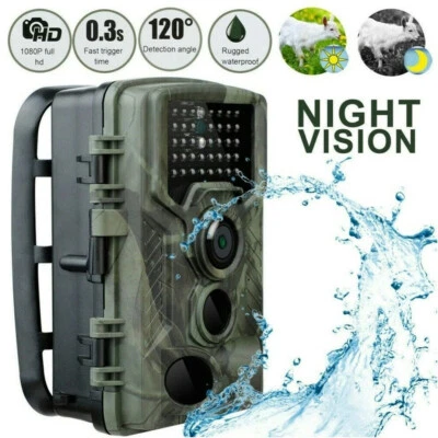 1080P Hunting Game Trail Camera 20MP Night Vision Trigger Wildlife Scouting - Image 1 of 4
