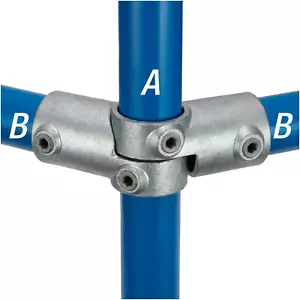 Kee Klamp 19-7 - verstellbares seitliches Auslass-T-Shirt, passt 1-1/4"" Rohr/42,4 mm O/D (Paar) - Bild 1 von 3