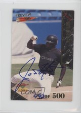 1995 Signature Rookies Old Judge Preview '95 Signatures /500 Jimmy Hurst Auto