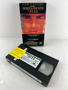 Born On The Fourth of July Tom Cruise VHS Former Blockbuster Video Rental 1989 - Picture 1 of 4