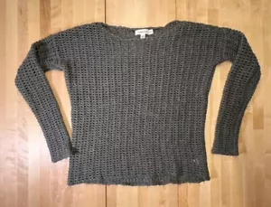 Calvin Klein Pullover Damen Extra Small Grau Pulli Stretch Strick Wollmischung - Bild 1 von 10