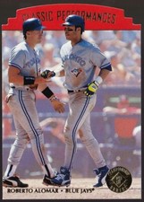 1995 SP Championship Classic Performances (Die Cuts) #6 Roberto Alomar:Blue Jays