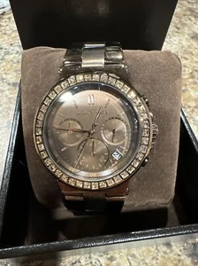 Damen Michael Kors Uhr Zobel Braun Ton Edelstahl MK5624 Braucht Batterie - Bild 1 von 6
