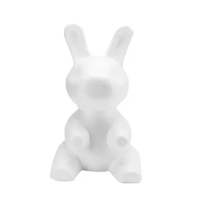  Modelo De Espuma Blanca Niño Modelo De Espuma De Pascua Figuras De Conejo • 71.39€