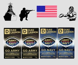 Duke Cannon Army Navy Football Game Soap Big American Brick Benefits Vets Lot 4 - Picture 1 of 8
