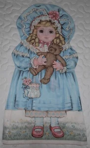 Vintage Fabric Panel PETITE BEBE 18" Doll Pillow Cut & Sewn and Ready to Stuff - Picture 1 of 2