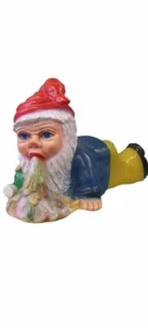 Garden Gnome puke with liquor bottle in hand Made in Germany - Picture 1 of 1