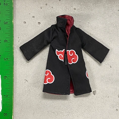 PB-R-ITA: 1/12 scale Akatsuki fabric robe for Bandai SHF Itachi Action Figure Cover