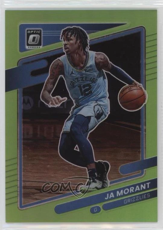 2021-22 Panini Donruss Optic Lime Green Prizm /149 Ja Morant #144