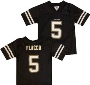 Baltimore Ravens Joe Flacco Toddler Black Jersey OuterStuff Clearance - Picture 1 of 1