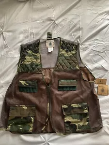 Northwest Territory Hunting Vest Mens XXL Bigman Green Camo Mesh Ammo Pockets - Picture 1 of 4