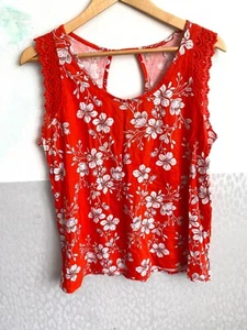 Matalan size 14 Top summer blouse 100% COTTON shirt cocktail party holiday wear - Picture 1 of 4