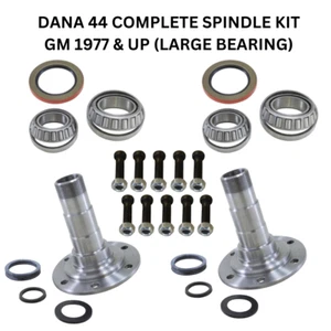 Yukon GM/Dodge/Jeep Dana 44 + GM 8.5 Large Bearing DISC BRAKE SPINDLE KIT 706529 - Picture 1 of 3