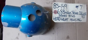 1968 BRIDGESTONE 90 DELUXE HEADLIGHT STAY BRACKET HOLDER HOUSING DOME      (009) - Picture 1 of 10