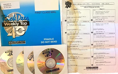 10/20/01  RICK DEES WEEKLY TOP 40, ALICIA KEYS, ENYA,GORILLAZ, MANDY MOORE,JAY Z - Image 1 of 2