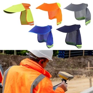 Hard Hat Shade Wide Brim Sun Protection Hard Hat Accessories with Reflective - Picture 1 of 36