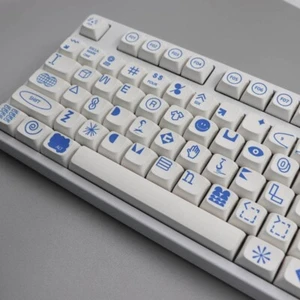 108Keys PBT Keycaps XDA DyeSubbed Blue Sign Keycap Set - Afbeelding 1 van 8