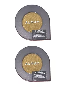 2 Pack - Revlon Almay Shadow Softies Green Glitter Eyeshadow Makeup #120 Moss - Picture 1 of 2