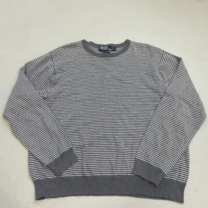 Polo Ralph Lauren Sweater Mens Large L Long Sleeve Crew Neck Pima Cotton Striped - Picture 1 of 5