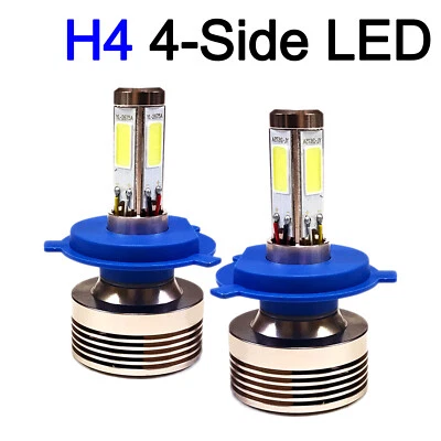 4S 9003 H4 HB2 Hi/Lo LED Headlight Bulb Conversion Kit High low Beam Xenon White - Image 1 of 4