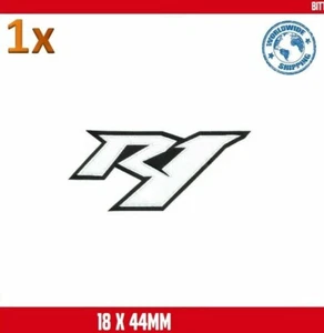 Yamaha R1 18x44mm Aufkleber, Sticker Motorrad Motorsport Autocollat Étiquette - Bild 1 von 8