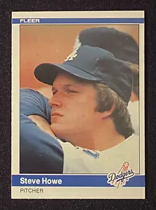 Tarjeta de béisbol Fleer #103 Steve Howe 1984 MLB Los Angeles Dodgers Pitcher - Imagen 1 de 2