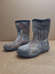 Stivali da neve Bogs Classic Realtree mimetici in gomma da pioggia bambini giovani taglia US 3 EUR 35 - Foto 1 di 10