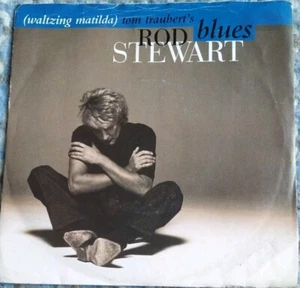 Rod Stewart- Tom Traubert’s Blues (Waltzing Matilda)- Warner Bros 7” 1992 - Picture 1 of 4