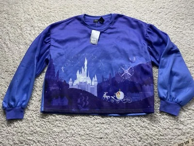 迪士尼公园灰姑娘城堡上衣 Ashley Taylor 为她的宇宙 XL 全新带标签 — 第 1/4 张图片