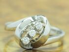 14Kt 585 White Gold Ring With 015Ct Brilliant Decorations Diamond 48G Rg 54