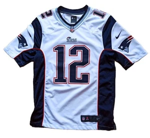 Nike Tom Brady New England Patriots NFL Game Jersey Trikot weiß Sz. S - Bild 1 von 4