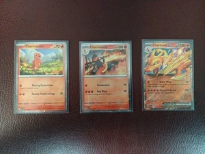 Pokemon TCG: Charizard ex Super-Premium Promo Set of 3 | Charmander Charmeleon-- - Picture 1 of 2