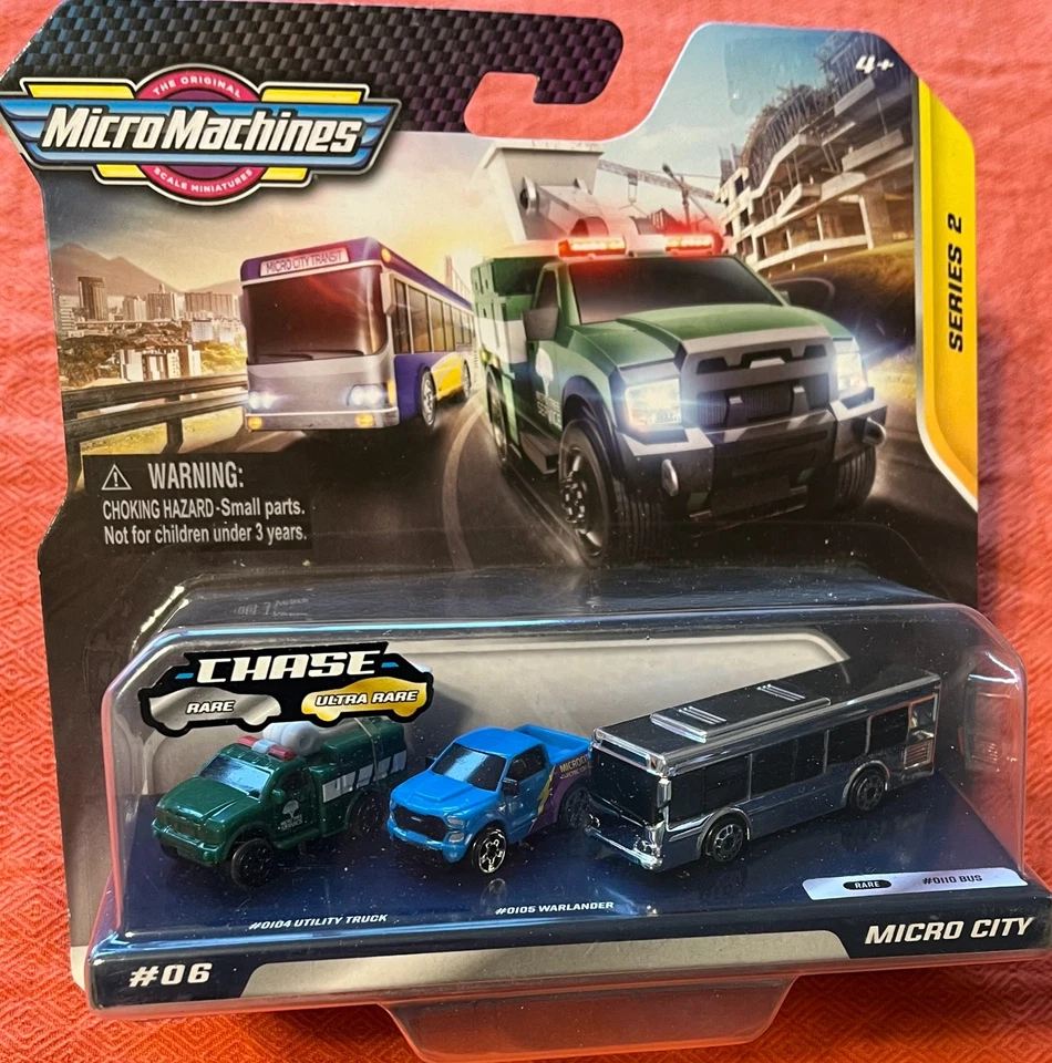 MICRO MACHINES CHASE MICRO CITY SERIE 2 #06 AUTOBÚS CROMADO. ¡VER OFERTAS COMBINADAS! Foto 1 de 1
