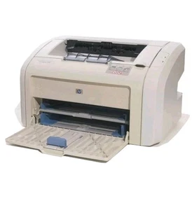 HP LaserJet 1018 Monochrom Drucker Generalüberholt Printer + USB Toner Windows ✅ - Bild 1 von 6