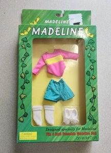 Vintage Boxed Madeline Doll 8” Outfit Exercise Clothing Clothes Eden NRFB - Picture 1 of 5
