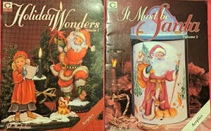 Libros de pintura decorativos Tole de Santa Jill MacFarlane Holiday Wonders Christmas - Imagen 1 de 2