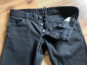 Pantalone jeans uomo Dsquared 2 taglia 46/48 regular clement jeans nero come nuovo! - Foto 1 di 8