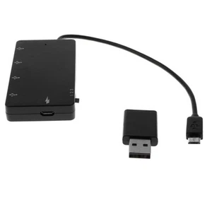 4 Port Micro USB OTG Hub Host Ladekabel Adapter Kartenleser Für Android - Bild 1 von 7