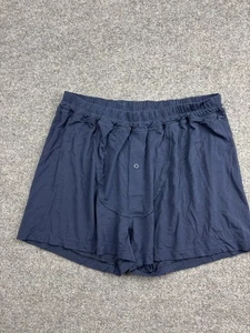 Quince Boxer Shorts Mens Large Blue Micro Modal Soft Stretch Underwear GMS001 - Picture 1 of 5