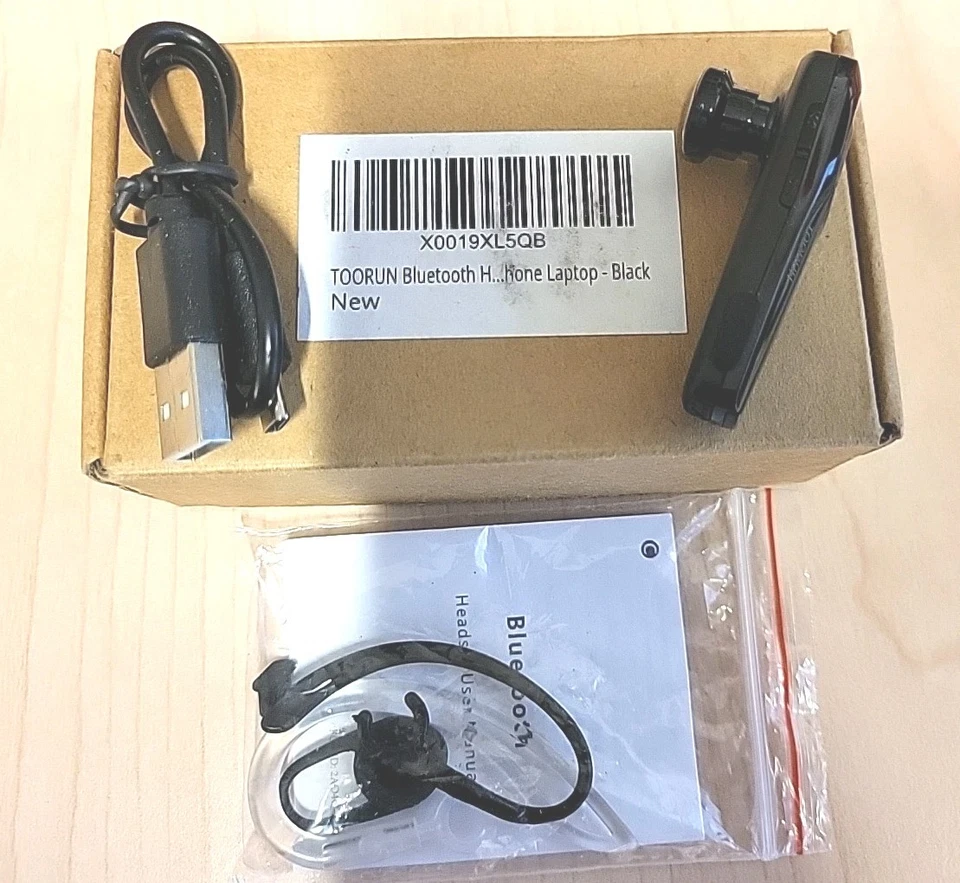 Auriculares inalámbricos Bluetooth TOORUN M26 V4.1 micrófono con cancelación de ruido negro Foto 1 de 1